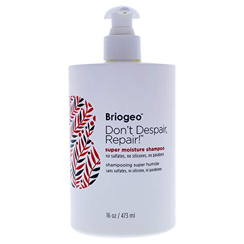 Briogeo Don't Despair, Repair! Super Moisture Shampoo, Dry Damaged Hair, Hair Shampoo with Argan Oil for Hair, Hair Moisturizer Hair Treatment, Protein Shampoo, Vegan, Cruelty-Free, 16 fl oz