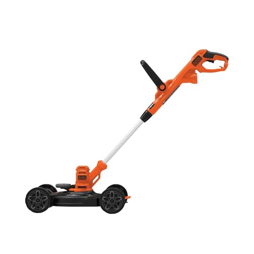 BLACK+DECKER 3-in-1 Electric Lawn Mower Weed Eater and Edger 12 in 6.5A