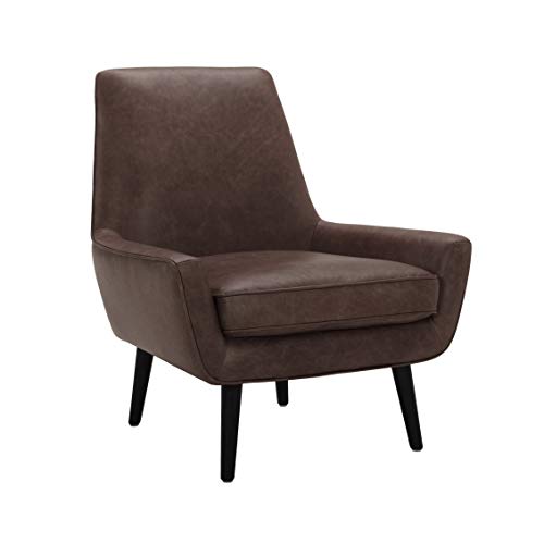 Rivet Jamie Leather Accent Chair