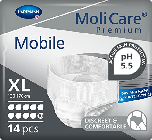 (-31%) MoliCare premium Mobile 10 Tropfen Inkontinenzhosen | Größe XL | 14 St.