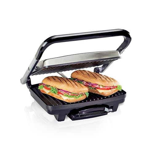 Hamilton Beach 25410 Electric Panini Press Gourmet Sandwich Maker