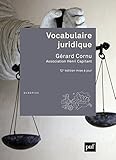 Vocabulaire Juridique Association Henri Capitant Quadrige Dicos Poche