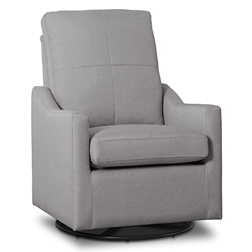 Delta Children Kenwood Upholstered Glider with Storage Ottoman