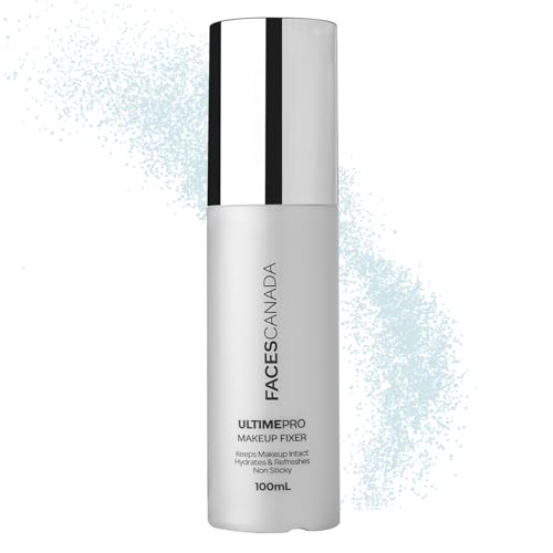 FACES CANADA Ultime Pro Makeup Fixer, 100 ml | Long Lasting Makeup Setting Spray | Keeps Makeup Intact | Hydrates, Soothes & Refreshes Skin | Hyaluron
