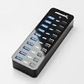SABRENT 10-Port 60W Powered USB 3.0 Hub
