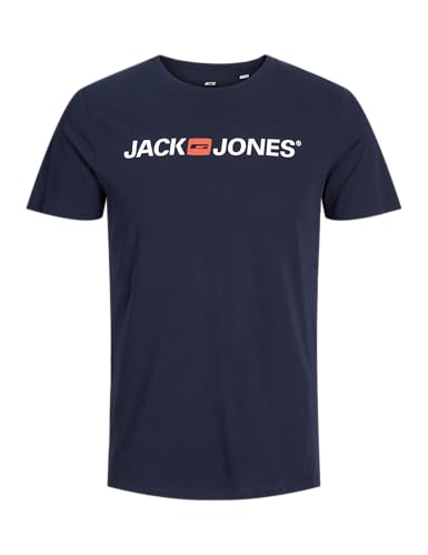 🔥 SELTEN SO GÜNSTIG (-57%) JACK & JONES Herren Jjecorp Logo Tee Crew Neck Noos T Shirt, Navy Blazer, M EU