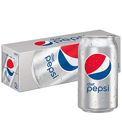 Diet Pepsi Cola Soda, 12 Fl Oz Cans (Pack of 12)