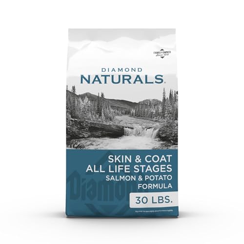 Diamond Skin & Coat Real Meat Recipe Dry Dog Food with Wild Caught Salmon 30 Pound (Pack of 1)