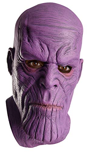 Rubie's Adult Marvel Avengers: Infinity War Deluxe Latex Thanos Mask, Multi-colored, One Size