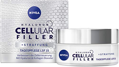(-24%) NIVEA Hyaluron CELLular Filler Anti-Age Tagespflege Creme (1 x 50 ml), schützende Tagescreme mit LSF 15, wirksame Anti Falten Feuchtigkeitscreme