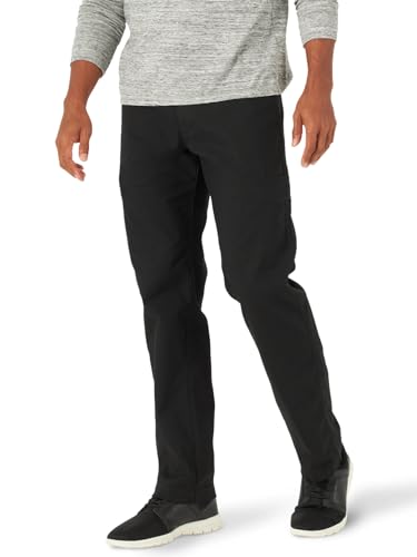 Lee Men's Extreme Motion Canvas Cargo Pant Black 32W x 32L