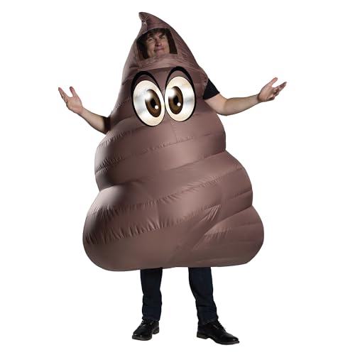 Rubies Adults Poop Inflatable Costume Party Supplies for Themed Parties and Halloween, As Shown, Standard US