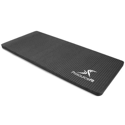 ProsourceFit Extra Thick Yoga Knee Pad and Elbow Cushion 15mm (5/8”) Fits Standard Mats for Pain Free Joints in Yoga, Pilates, Floor Workouts