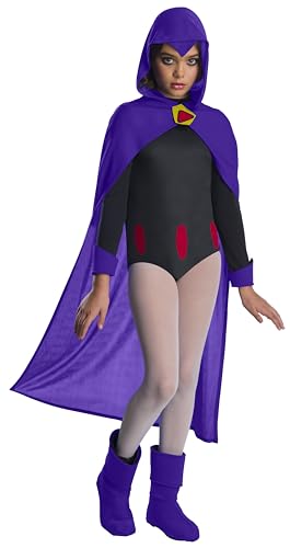 DC Teen Titans Go!: Raven Deluxe Costume for Kids by Rubies, Girl's Medium