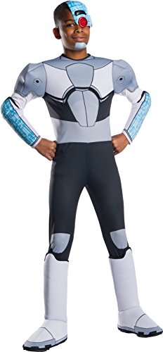 Rubies DC Teen Titans Go!: Cyborg Deluxe Costume for Kids, Boy's Large
