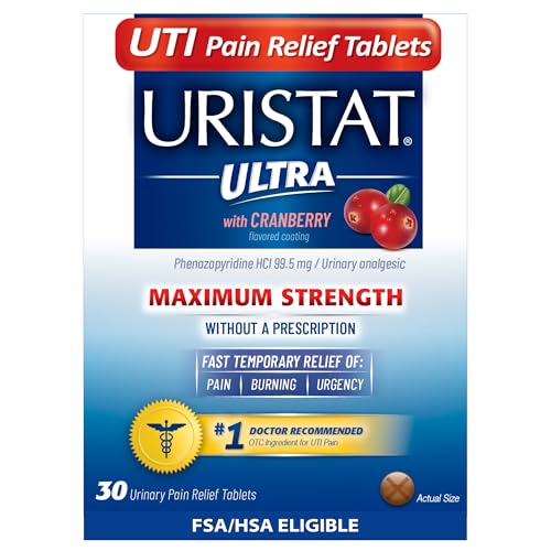 Ultra Strength Uti Relief Tablets Ease Urinary Pain Burning And