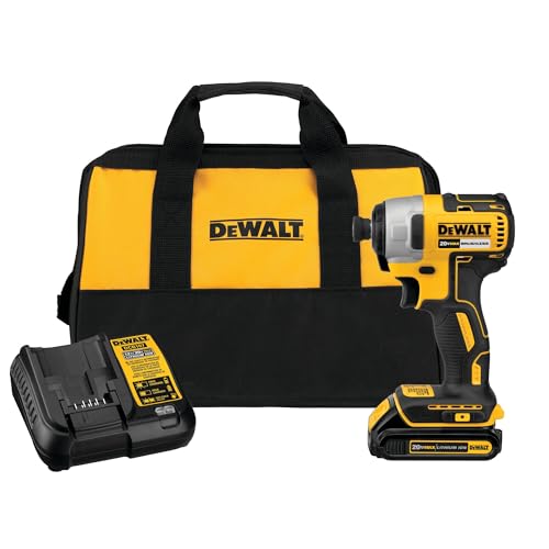 DEWALT DCF787C1 20V MAX Compact 1/4" Impact Driver Kit