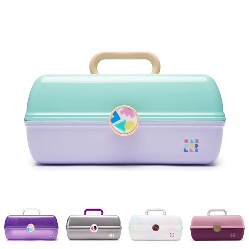 Caboodles On-The-Go-Girl CaseMakeup Organizer Countertop Vanity with Transparent Lid Drawers Waterproof Dustproof Cosme