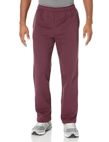 Men's Relaxed Straight Leg Fleece Open Bottom Sweatpant (Available in Big & Tall)
