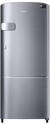Samsung 192 L 3 Star Direct Cool Single Door Refrigerator(RR20N1Y2ZS8/HL/RR20N2Y2ZS8/NL, Elegant Inox, Base Stand without Drawer, Inverter Compressor)