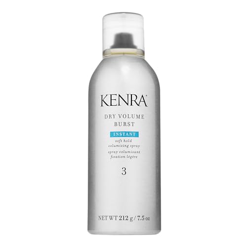 Kenra Professional Dry Volume Burst 3 | Instant Volume Hairspray | Soft Hold Volumizing Spray | Dry Application | All Hair Types | 7.5 oz