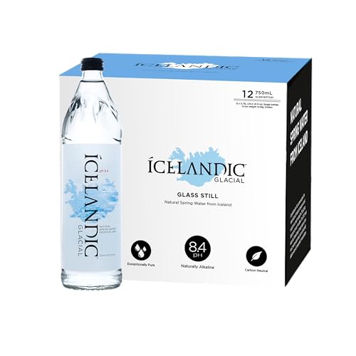 Icelandic Glacial Natural Spring Water, Still, 25.3 Fl Oz