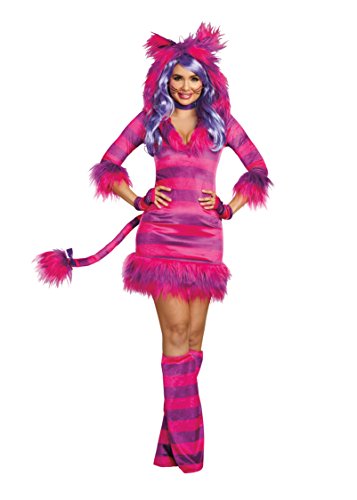 Dreamgirl Women's Colorful Magic Cat Storybook Costume Dress