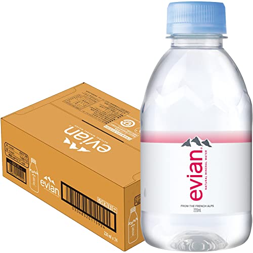 日亚折扣进行时：依云(Evian) 迷你天然矿泉水 220ml x 24瓶装