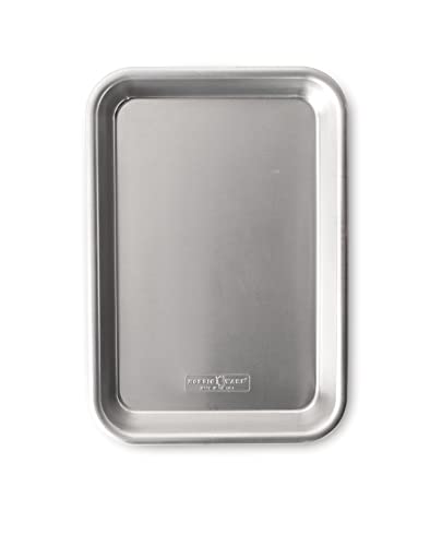 Nordic Ware Naturals Eighth Sheet - USA Made Uncoated Natural Aluminum Commercial Quality Sheet Pan, 1-Pack