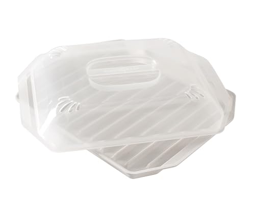 Nordic Ware Bacon Rack with Lid, 10.25x8x2 Inches