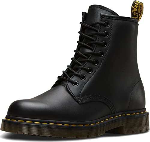 Dr. Martens 1460 Originals 8-Eye, Unisex, Black, Soft Toe, Slip Resistant, 6 Inch Work Boot (12.0 MW)