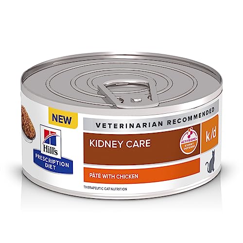 Lata Hill's Prescription Diet k/d Feline con pollo de 156 g para gato