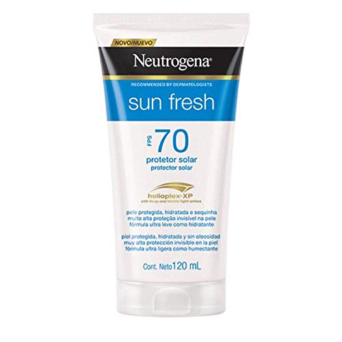 Protetor Solar Corporal em Loção Neutrogena Sun Fresh, FPS 70, 200ml