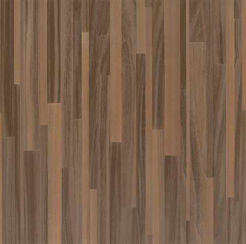 Venilia Wood Effect Adhesive Film, Parquet Brown, Decorative Film, Wood Grain Furniture Film, Wood Pattern Film, Self-Adhesive Film, 67.5 cm x 3 m, 95 µm (Thickness: 0.095 mm), 53168