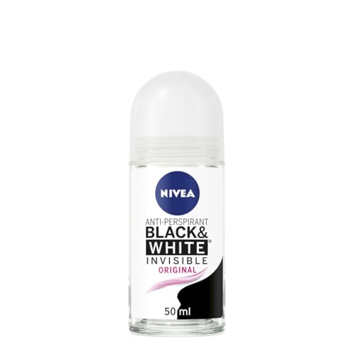 (-19%) NIVEA Black & White Invisible Roll On Deodorant 50ml x 6