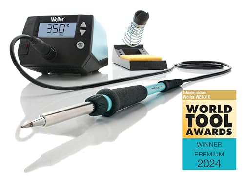 8,23€ Coupon! Weller WE1010 (T0053298699) Lötstation Set 230V – digitale 1‑Kanal‑Lötstation 85 W inkl. 70 W Lötkolben WEP70 & Sicherheitsablage | Temperaturbereich 100°C – 450°C