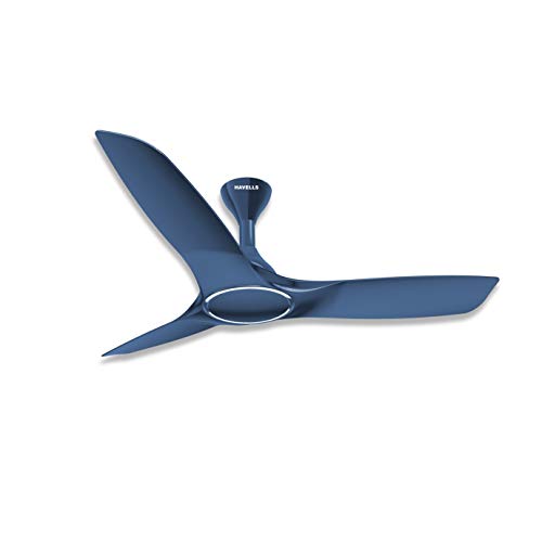 Havells 1250mm Stealth Air Ceiling Fan | Aerodynamic blades for silent operation, Superior Air Delivery | Dust Resistant , the most slient fan with Pr