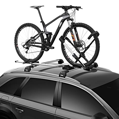 Thule UpRide Roof Bike Rack Best for Serious Cyclists A vertical roof rack
