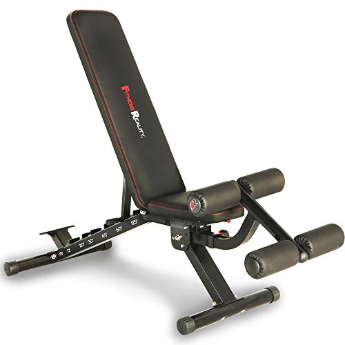 Fitness Reality 2000 Super Max XL - Adjustable Weight Bench - Bench Press and Workout Bench for Incline Decline Strength