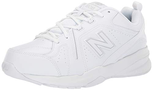 New Balance Men's 608 V5 Casual Comfort Cross Trainer, White/White, 11.5