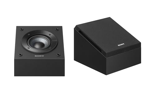 Sony Alto-falantes SSCSE Dolby Atmos habilitados, preto, alto-falantes habilitados para Dolby Atmos (par), 10 cm (pacote com 2)