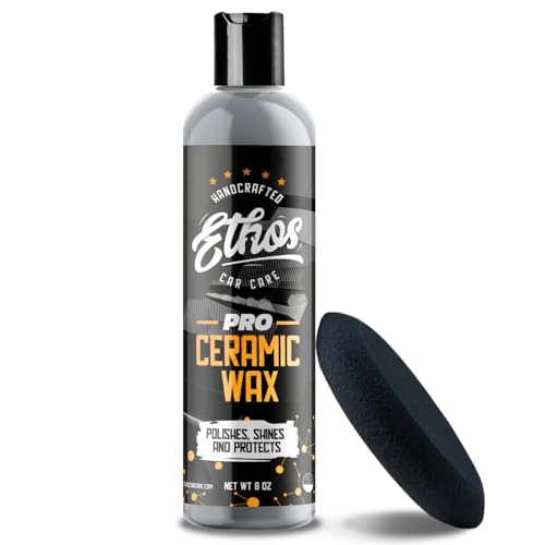 Ethos Ceramic Wax - Aerospace Coating Protection | Ceramic Polish and Top Ceramic Coat | Ceramic Car Coating | Slick, Hy