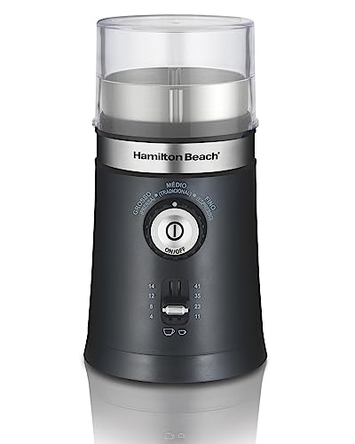 Moedor de Café Ajustável, Preto, 110V, Hamilton Beach
