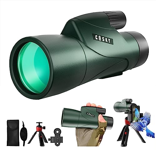 Gosky 12x55 HD Monocular Telescope with BAK4 Prism & FMC Lens, Lightwe — Real-world performance testing in action