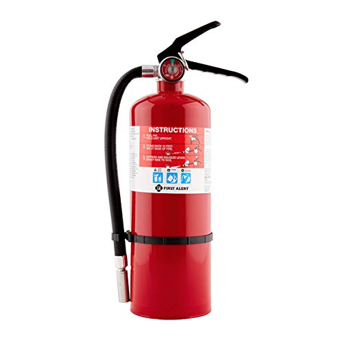First Alert HOME2PRO Heavy Duty Rechargeable Fire Extinguisher UL 2-A:10-B:C