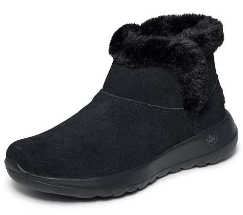 Skechers Women's ON-The-GO Joy 15501 Chukka Boot, Black, 8 M US