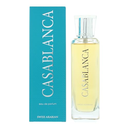 Swiss Arabian Casablanca - Luxury Products From Dubai - Long Lasting, Addictive Personal EDP Spray Fragrance - Seductive Signature Aroma - 3.4 Oz