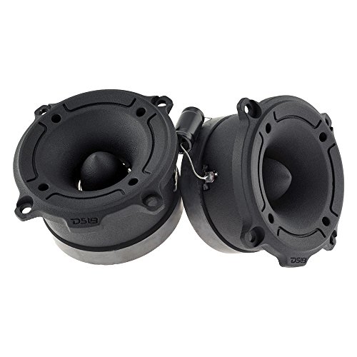 DS18 PRO-TW120B Super Tweeter in Black - 3" Aluminum Frame and Diaphragm, 240W Max, 120W RMS, 4 Ohms, Built in Crossover - PRO Tweeters are The Best in The Pro Audio and Voceteo Market (Pair)