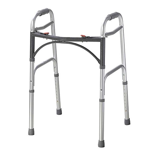NRS Healthcare Lightweight Height Adjustable Folding Walking Frame