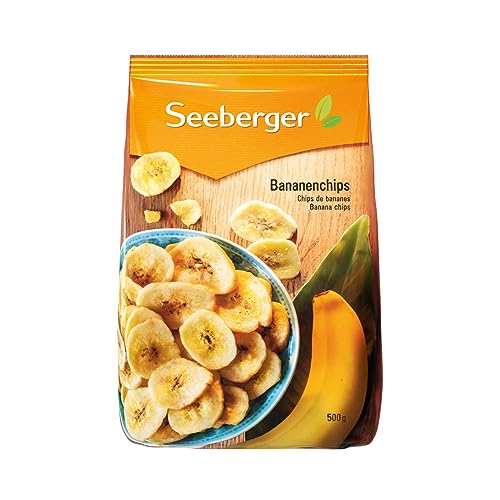 (-37%) Seeberger Bananenchips, aufregend bananig, ohne Aroma, vegan (5 x 500 g)